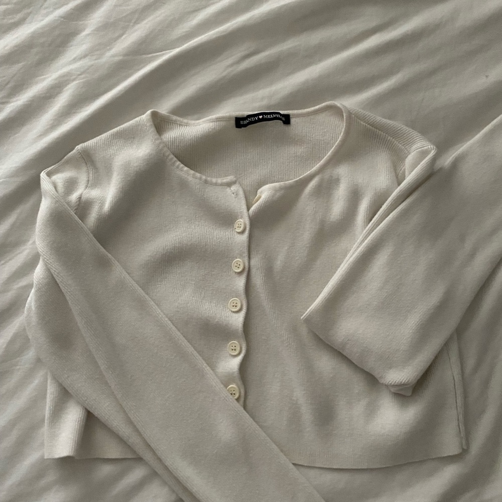 brandy melville cropped cardigan